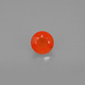Cornalina Laranja Natural 0.47ct, Transparente, Transparente/Translúcido
