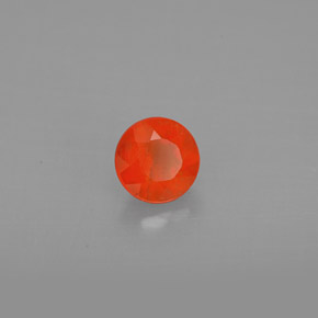 Cornalina Laranja Natural 0.47ct, Transparente, Transparente/Translúcido