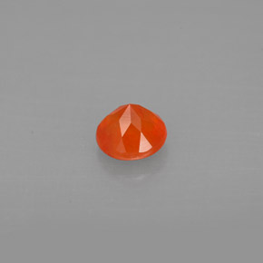 Cornalina Laranja Natural 0.47ct, Transparente, Transparente/Translúcido