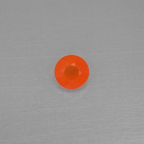 Cornalina Laranja Natural 0.38ct, Transparente, Transparente/Translúcido