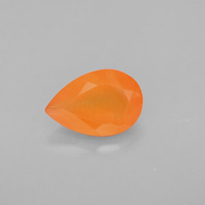 Cornalina Laranja Natural 1.29ct, Transparente, Transparente/Translúcido