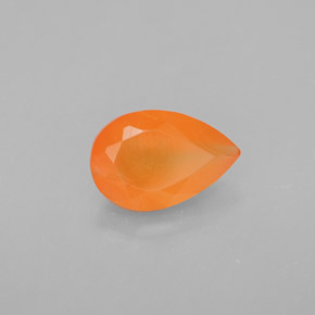 Cornalina Laranja Natural 1.29ct, Transparente, Transparente/Translúcido