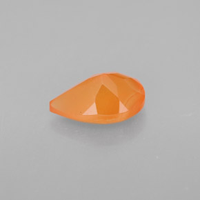 Cornalina Laranja Natural 1.29ct, Transparente, Transparente/Translúcido