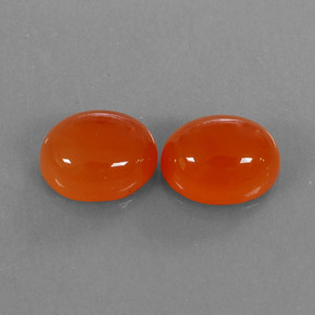 Pedras preciosas de cornalina laranja natural de  ct, transparente, transparente/translúcido