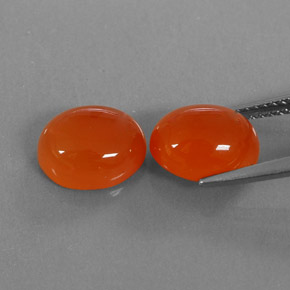 Pedras preciosas de cornalina laranja natural de  ct, transparente, transparente/translúcido