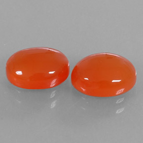 Pedras preciosas de cornalina laranja natural de  ct, transparente, transparente/translúcido