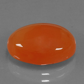 Cornalina Laranja Natural 5.86ct, Transparente, Transparente/Translúcido