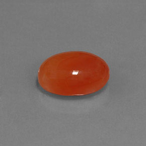 Cornalina Laranja Natural 5.84ct, Transparente, Transparente/Translúcido