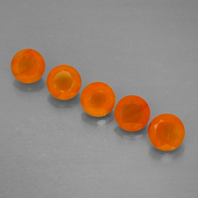 Pedras preciosas de cornalina laranja natural de  ct, transparente, transparente/translúcido