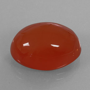 Cornalina laranja natural 15,49ct, transparente, transparente/translúcido