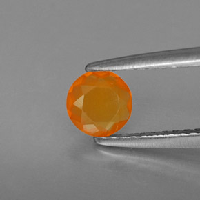 Cornalina Laranja Natural 0.30ct, Transparente, Transparente/Translúcido