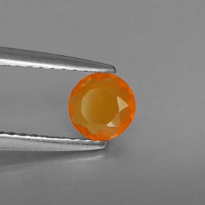Cornalina Laranja Natural 0.30ct, Transparente, Transparente/Translúcido