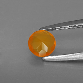 Cornalina Laranja Natural 0.30ct, Transparente, Transparente/Translúcido