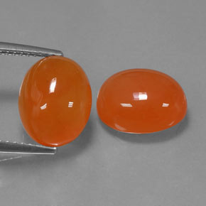 Pedras preciosas de cornalina laranja natural de  ct, transparente, transparente/translúcido