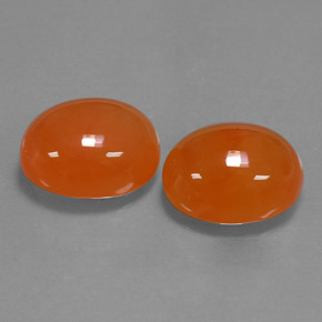 Pedras preciosas de cornalina laranja natural de  ct, transparente, transparente/translúcido