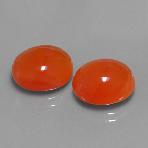 Pedras preciosas de cornalina laranja natural de  ct, transparente, transparente/translúcido