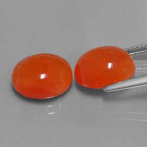 Pedras preciosas de cornalina laranja natural de  ct, transparente, transparente/translúcido