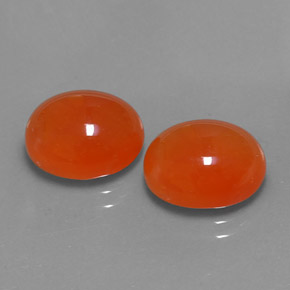 Pedras preciosas de cornalina laranja natural de  ct, transparente, transparente/translúcido
