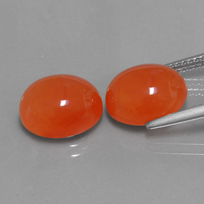 Pedras preciosas de cornalina laranja natural de  ct, transparente, transparente/translúcido