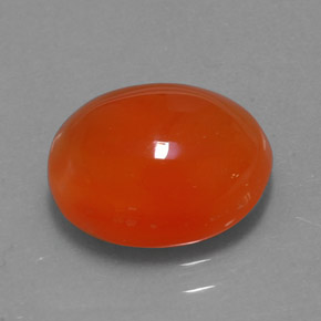 Cornalina laranja natural 3,29ct, transparente, transparente/translúcido