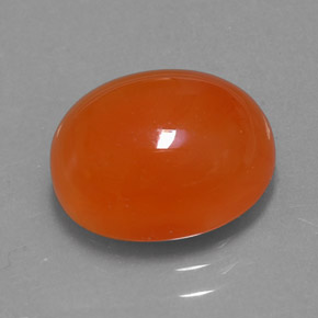 Cornalina Laranja Natural 4.11ct, Transparente, Transparente/Translúcido