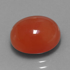 Cornalina laranja natural 4,16ct, transparente, transparente/translúcido