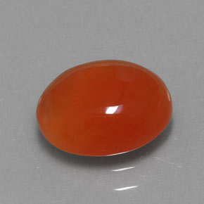 Cornalina laranja natural 1,84ct, transparente, transparente/translúcido