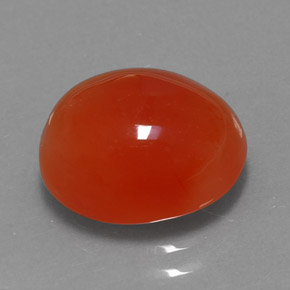 Cornalina laranja natural 4,00ct, transparente, transparente/translúcido