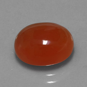 Cornalina laranja natural 3,44ct, transparente, transparente/translúcido