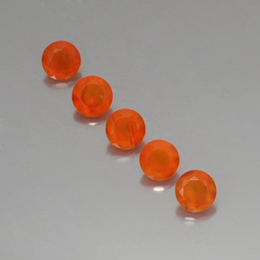 Pedras preciosas de cornalina laranja natural de  ct, transparente, transparente/translúcido