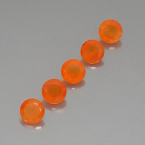 Pedras preciosas de cornalina laranja natural de  ct, transparente, transparente/translúcido