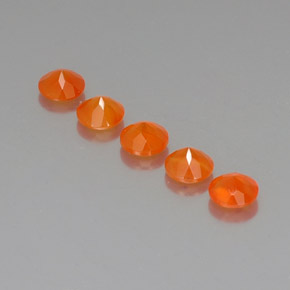 Pedras preciosas de cornalina laranja natural de  ct, transparente, transparente/translúcido