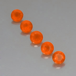 Pedras preciosas de cornalina laranja natural de  ct, transparente, transparente/translúcido