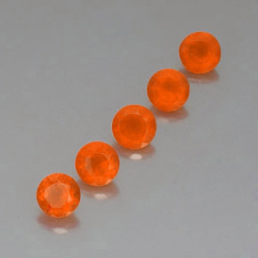 Pedras preciosas de cornalina laranja natural de  ct, transparente, transparente/translúcido