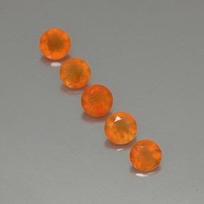 Pedras preciosas de cornalina laranja natural de  ct, transparente, transparente/translúcido