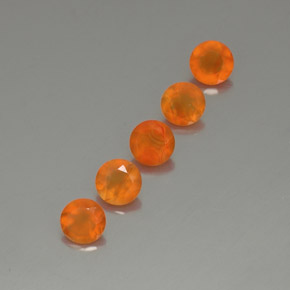 Pedras preciosas de cornalina laranja natural de  ct, transparente, transparente/translúcido