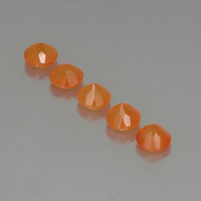 Pedras preciosas de cornalina laranja natural de  ct, transparente, transparente/translúcido