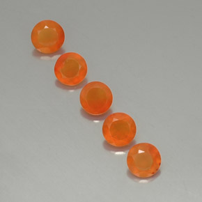 Pedras preciosas de cornalina laranja natural de  ct, transparente, transparente/translúcido