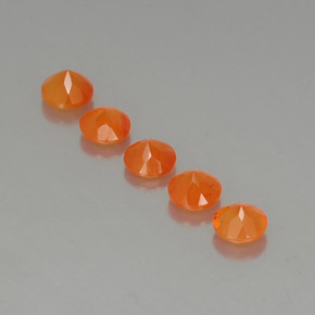Pedras preciosas de cornalina laranja natural de  ct, transparente, transparente/translúcido