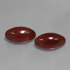 Pedras preciosas de cornalina laranja natural de  ct, marquise, translúcido