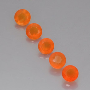 Pedras preciosas de cornalina laranja natural de  ct, transparente, transparente/translúcido