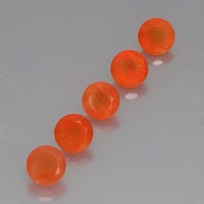 Pedras preciosas de cornalina laranja natural de  ct, transparente, transparente/translúcido