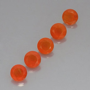 Pedras preciosas de cornalina laranja natural de  ct, transparente, transparente/translúcido