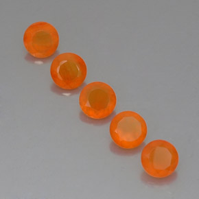 Pedras preciosas de cornalina laranja natural de  ct, transparente, transparente/translúcido