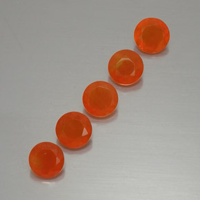 Pedras preciosas de cornalina laranja natural de  ct, transparente, transparente/translúcido