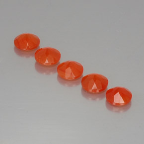 Pedras preciosas de cornalina laranja natural de  ct, transparente, transparente/translúcido