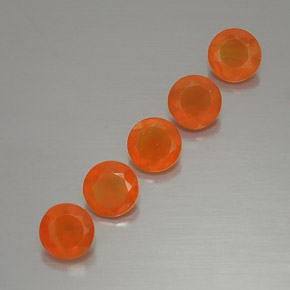 Pedras preciosas de cornalina laranja natural de  ct, transparente, transparente/translúcido