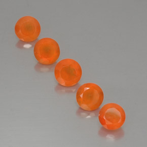 Pedras preciosas de cornalina laranja natural de  ct, transparente, transparente/translúcido