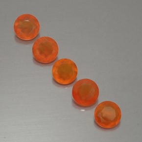 Pedras preciosas de cornalina laranja natural de  ct, transparente, transparente/translúcido