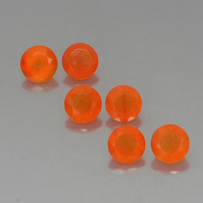 Pedras preciosas de cornalina laranja natural de  ct, transparente, transparente/translúcido